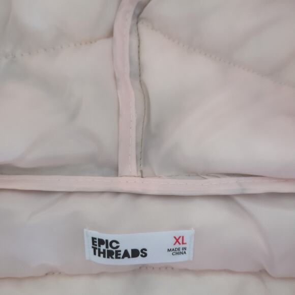 Epic Threads Girls Quilted Leopard-Print Packable Hooded Puffer Jacket sz XL NWT - Picture 3 of 6